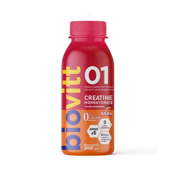 Biovitt 01 - เครื่องดื่มก่อนออกกำลังกาย 200mg. 6 bottles