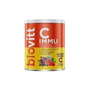 BIOVITT C IMMU อาหารเสริมเพิ่มภูมิคุ้มกัน 120g.