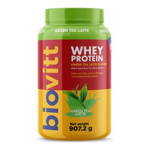 WHEY PROTEIN BLEND GREEN TEA LATTE 907.2g.